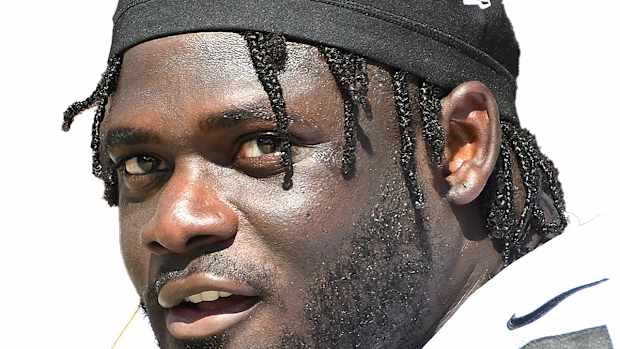 Las Vegas Raiders offensive lineman Alex Leatherwood